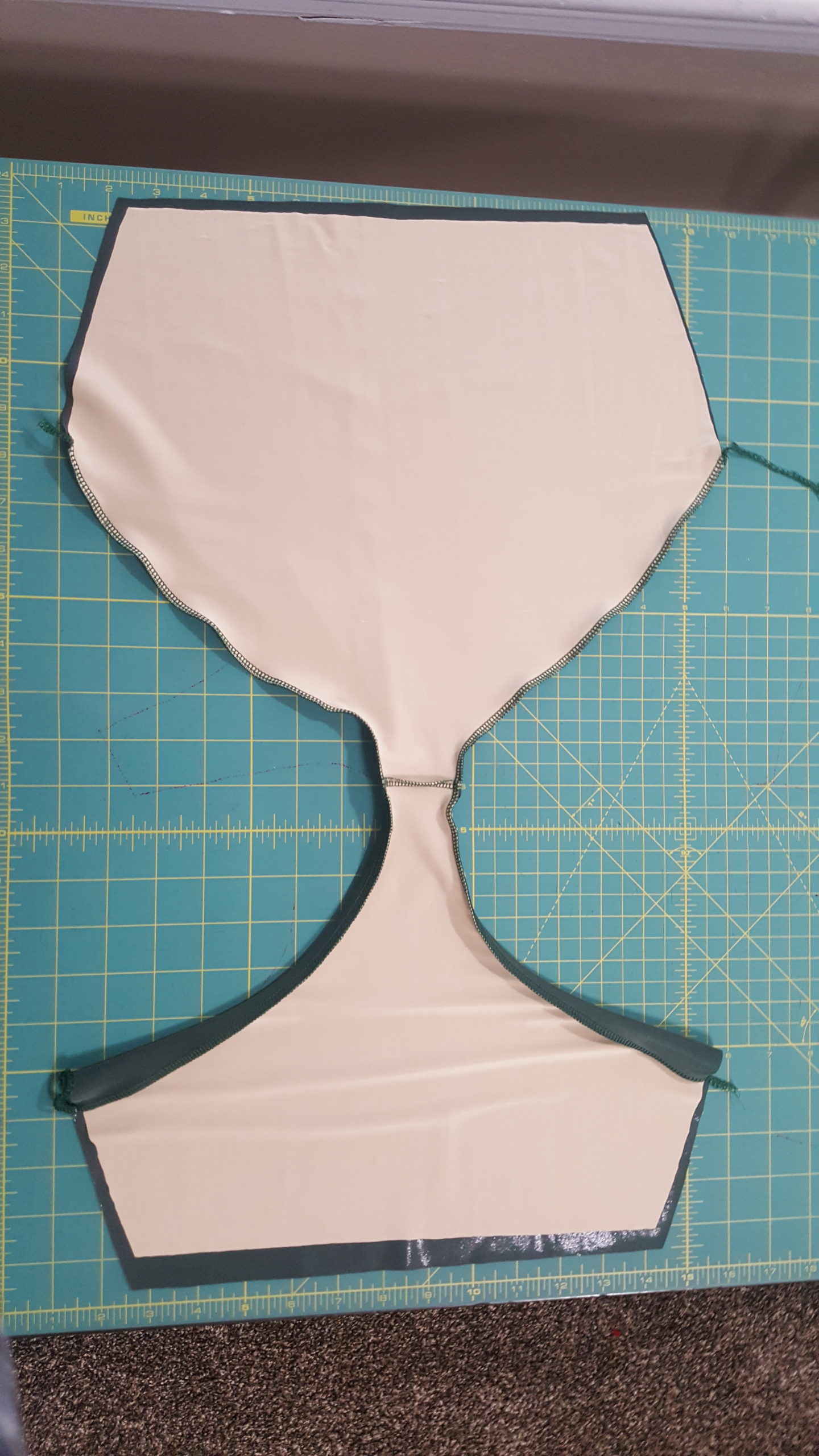 legholes sewn